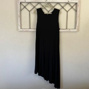 Massimo black asymmetrical dress.